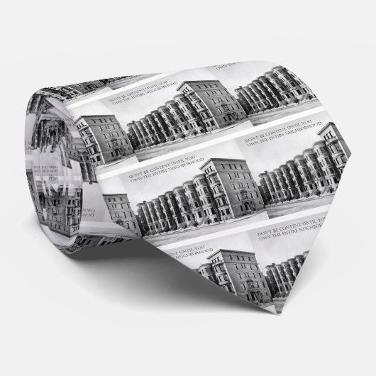 不動産投資家の買物全近隣 ネクタイ (ロール)