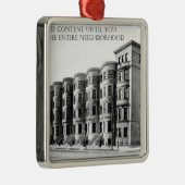 不動産投資家の買物全近隣 メタルオーナメント (右)