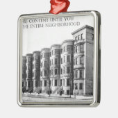 不動産投資家の買物全近隣 メタルオーナメント (左)