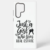 不動産携帯を愛す実在る女の子 SAMSUNG GALAXYケース (裏面)