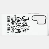 不動産携帯を愛す実在る女の子 SAMSUNG GALAXYケース (裏面横)