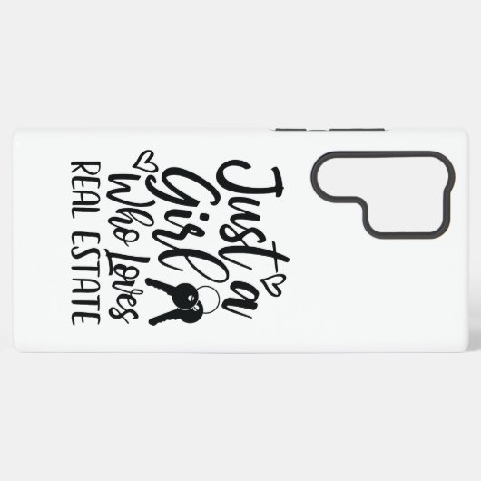 不動産携帯を愛す実在る女の子 SAMSUNG GALAXYケース (裏面横)