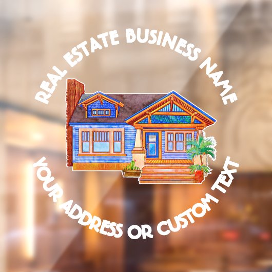 不動産業およびビジネス不動産仲介業者エージェント名 ウィンドウサイン (シート2)