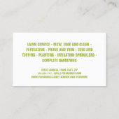 不動産業用庭師 名刺 (裏面)