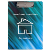 不動産業者のカスタムのクリップボード クリップボード (正面)