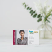 不動産業者のサイド・バー(横の) -カスタマイズ 名刺 (スタンド正面)