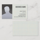 不動産業者のプロフェッショナルの写真 名刺 (正面/裏面)