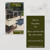 不動産業者の名刺 名刺 (正面/裏面)