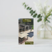 不動産業者の名刺 名刺 (スタンド正面)