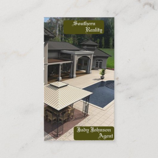 不動産業者の名刺 名刺 (正面)