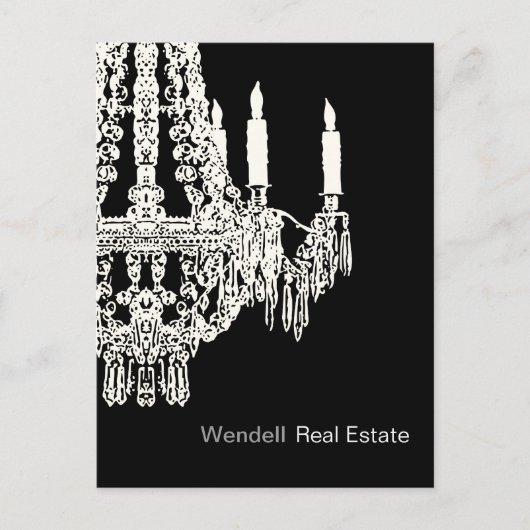 不動産業者の広告の郵便はがき 案内ポストカード (正面)