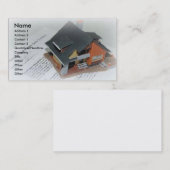 不動産業者カード 名刺 (正面/裏面)