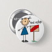 不動産業者ボタン 缶バッジ (正面&裏面)