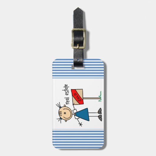 不動産業者 ラゲッジタグ (正面縦)