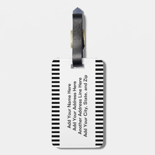 不動産業者 ラゲッジタグ (裏面縦)