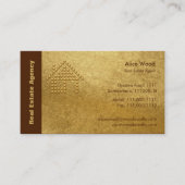 不動産業金| 名刺 (正面)