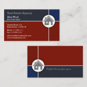 不動産業|のプロフェッショナル 名刺 (正面/裏面)
