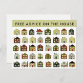 不動産業 アドバイスカード (正面/裏面)