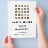 不動産業 チラシ (手)