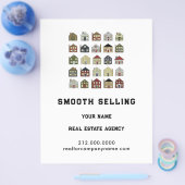 不動産業 チラシ (シングル)