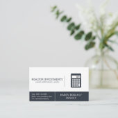 不動産業 | プロパティ管理 | 財務 名刺 (スタンド正面)