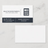 不動産業 | プロパティ管理 | 財務 名刺 (正面/裏面)