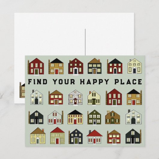 不動産業 ポストカード (正面/裏面)