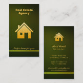 不動産業 名刺 (正面/裏面)