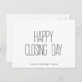 不動産決済おめでとうございます ポストカード (正面/裏面)