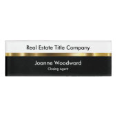 不動産登記会社名札タグ 名札 (正面)