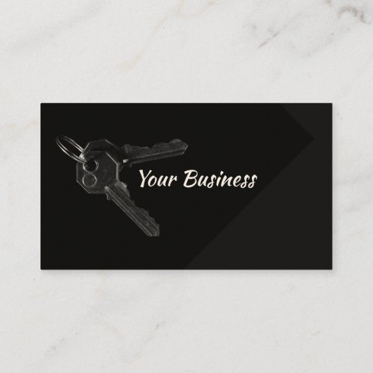 不動産管理、Fix-it Handyman Locksmith 名刺 (裏面)