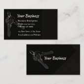 不動産管理、Fix-it Handyman Locksmith 名刺 (正面/裏面)