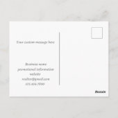 不動産紹介ありがとう ピンクの家 ポストカード (裏面)