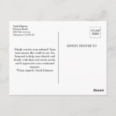 不動産紹介してくれてありがとう ポストカード (裏面)