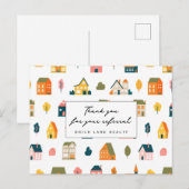 不動産紹介のお礼ハウス ポストカード (正面/裏面)