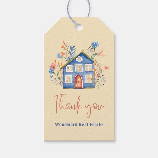 不動産紹介マーケティング | ありがとうトレンディ ギフトタグ (正面)