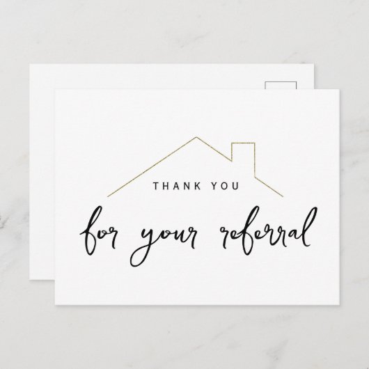 不動産紹介マーケティング ハウス サンクス ポストカード (正面/裏面)