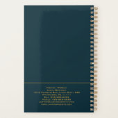 不動産計画ポートフォリオ – Dark Blue |金ゴールド プランナー手帳