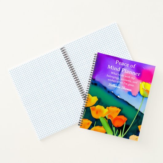 不動産計画安心の人生の終わりプランナー ノートブック (内部)