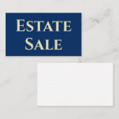 不動産販売のサポート 名刺 (正面/裏面)