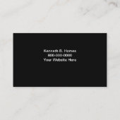 不動産鑑定検査 業務名刺 名刺 (裏面)