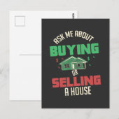 不動産 - お聞きください ポストカード (正面/裏面)