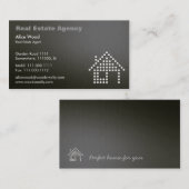 不動産|の専門の暗闇 名刺 (正面/裏面)