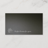 不動産|の専門の暗闇 名刺 (裏面)