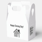 不動産 クロージングデーのお祝い フェイバーボックス (オープン)