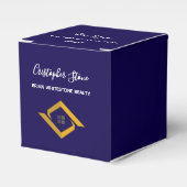 不動産 ネイビーブルーの家 ロゴ モダンな不動産屋 フェイバーボックス (正面サイド)