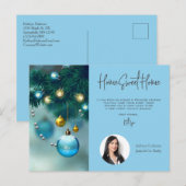 不動産 ハウス・スイート・ホーム ホリデー・グリーティング・ポストカード ポストカード (正面/裏面)