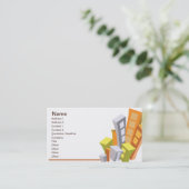 不動産-ビジネス 名刺 (スタンド正面)