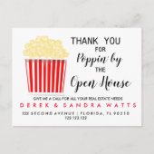 不動産 ポップコーン オープンハウス アナウンス ポス ポストカード (正面)