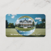 不動産/不動産仲介業者/実在不動産名刺 名刺 (正面)